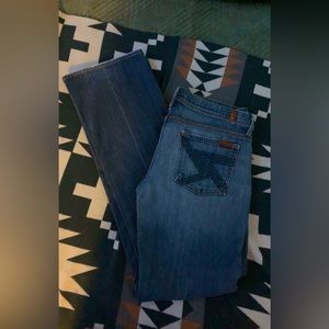 7 for all Mankind jeans bootcut size 30